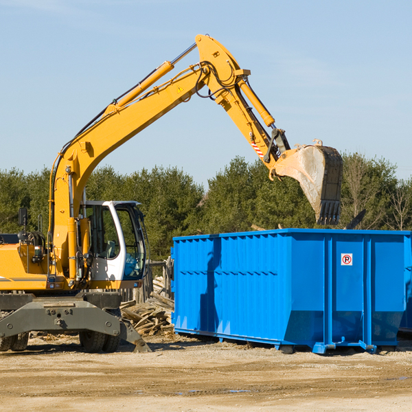 what happens if the residential dumpster is damaged or stolen during rental in Presidio County